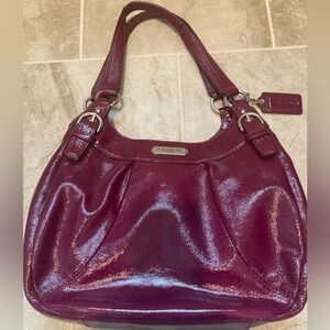 Coach purse- purple. Perfect for spring!